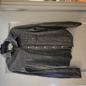 Original Penguin Charcoal Button-Up Shirt